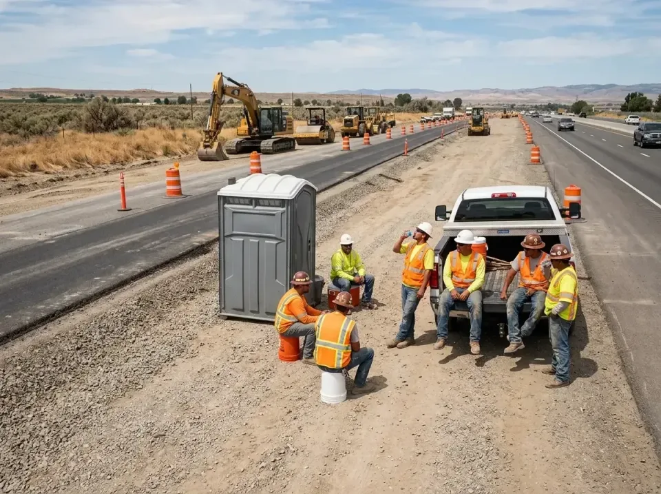 highway-road-construction-crew-007 — frequently asked questions, Porta Potty and Restroom Rentals in Aberdeen, ID